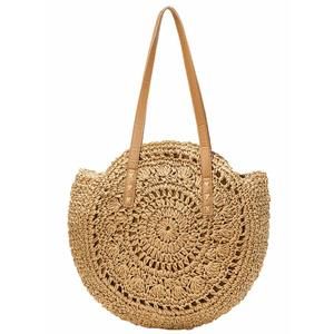 Beach Bags Straw Bag Vacation Summer Large Foldable Straw Beach Bag :[
